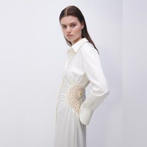 Rhoda Fossil Crochet Dress
Regular price
$795